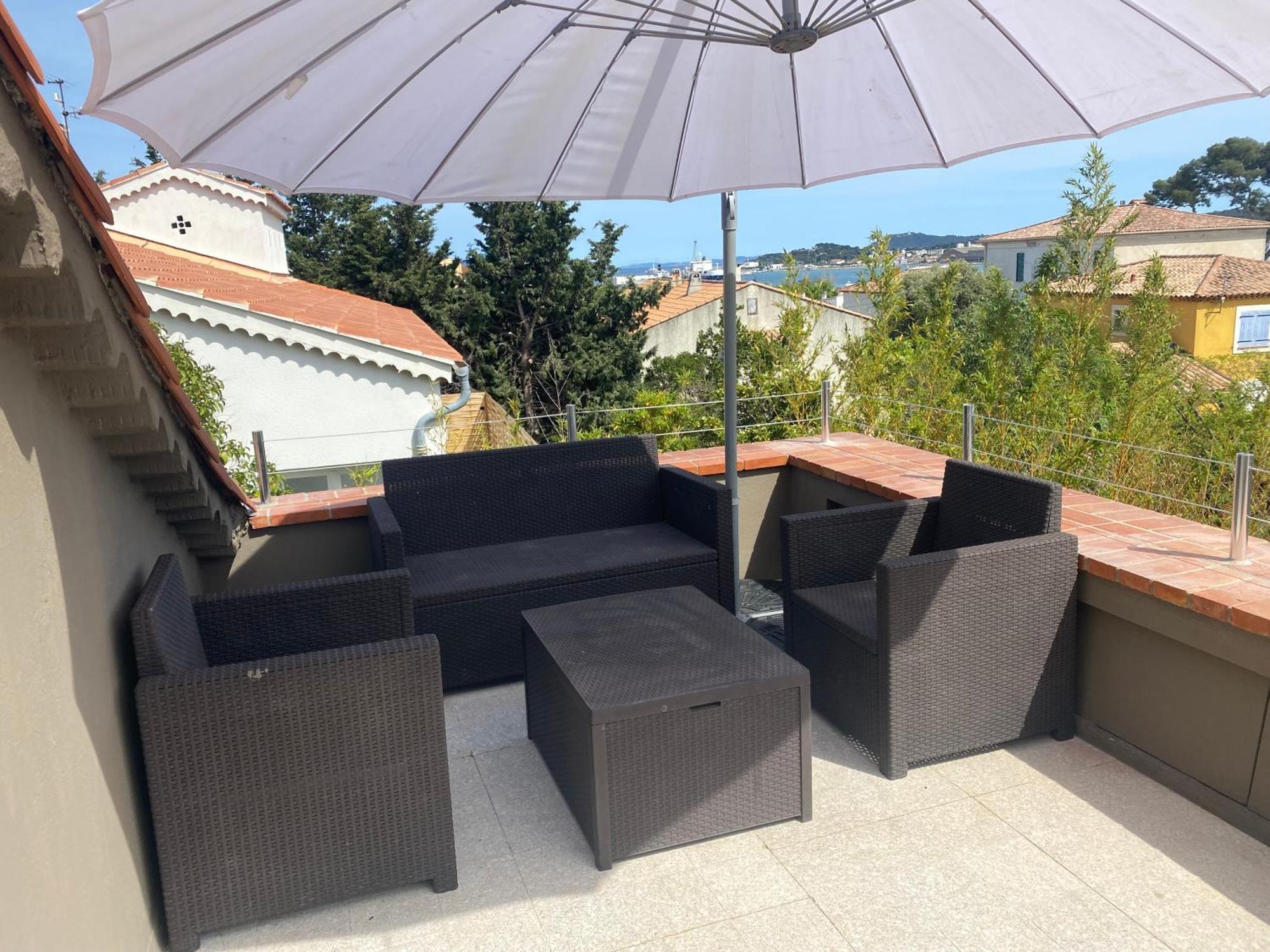 Haut De Villa Vue Mer لا سين سور مير المظهر الخارجي الصورة